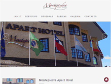 Tablet Screenshot of aparthotelmontepiedra.cl